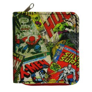 Marvel Comics Collage Zip Around Wallet